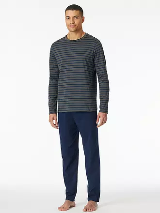 SCHIESSER | Pyjama anthrazit | 